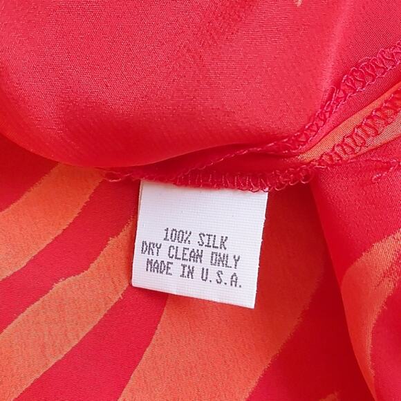 Vintage Private Domain 2 Piece Silk Skirt Set Size Medium - Picture 8 of 16